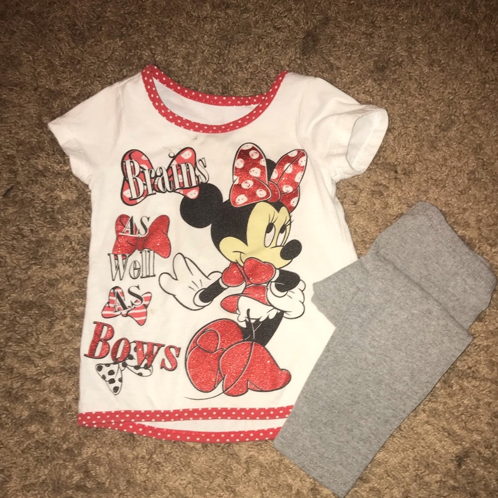 A Minnie Mouse little outfit